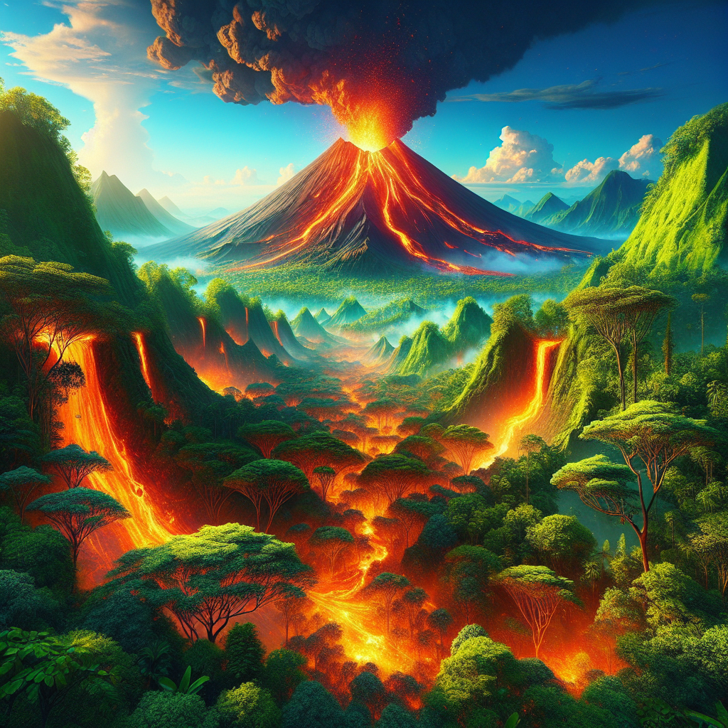Gambar gunung berapi 1