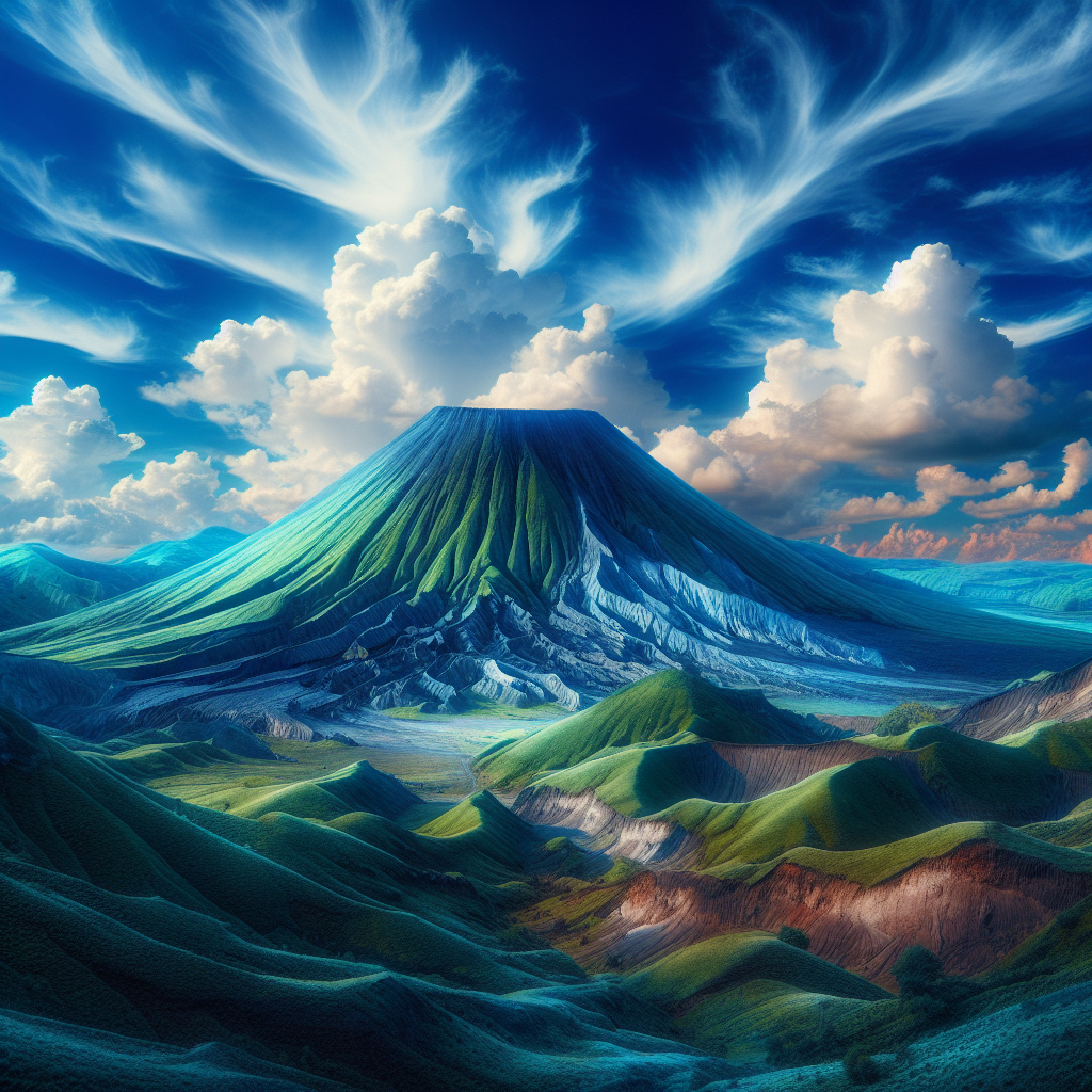 Volcano landscape